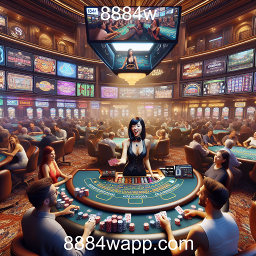 A Experiência de Cassino Ao Vivo no 8884w: Jogue com Autenticidade